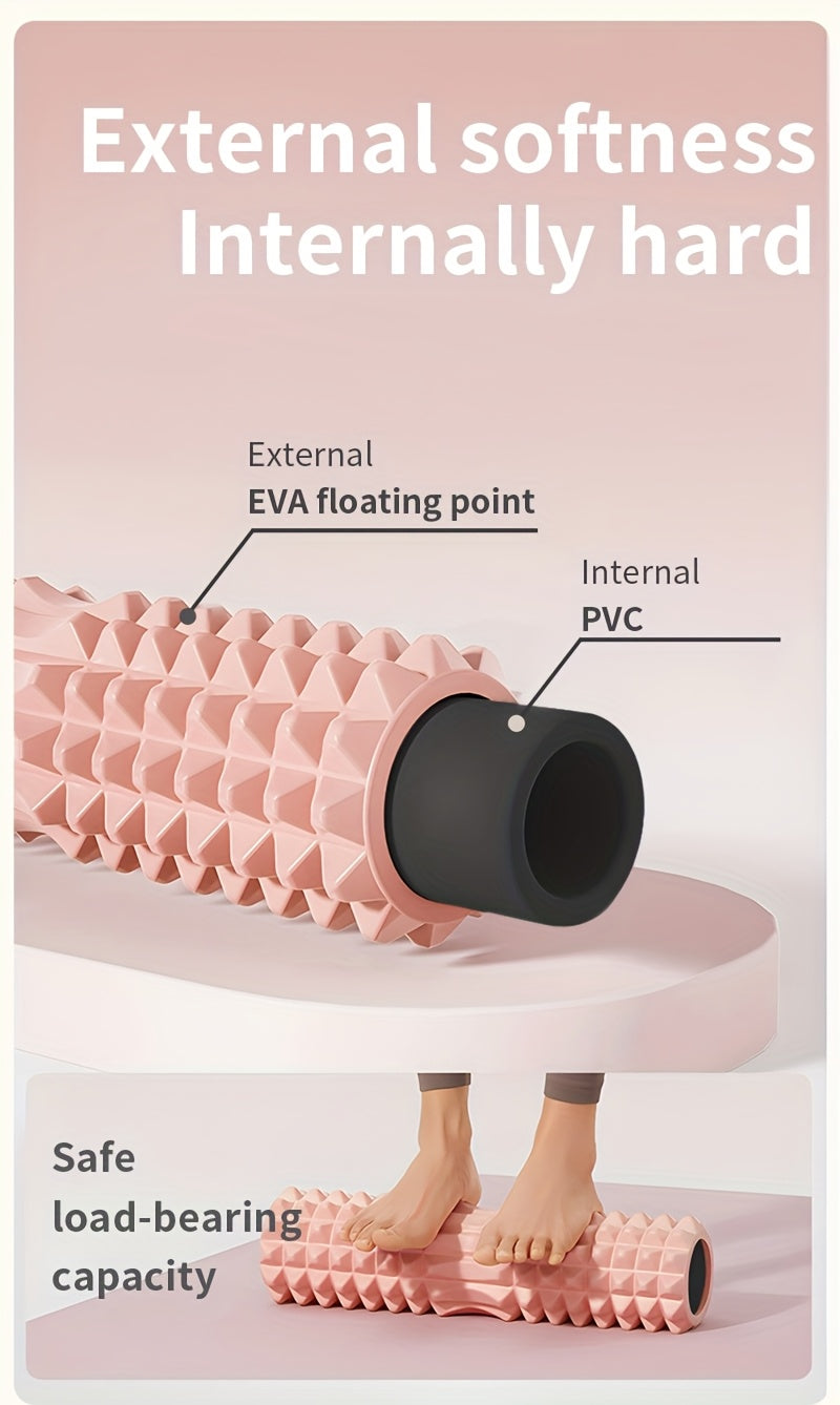 Foam Roller & Massage Stick Set (2-Piece) — Post-Workout Muscle Recovery Roller for Body Shaping