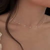 Baroque-Inspired Faux Pearl Necklace – Minimalist Vintage Boho Pendant