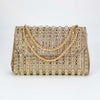 Colorful Rhinestone Clutch with Chain Strap - Glitter Evening Bag for Party, Prom & Banquet