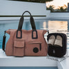 Large Capacity Travel Tote Bag – Lightweight Carry-On & Gym Bag with Shoulder Strap, Portable Computer Tote for Short Trips