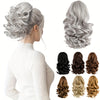 Curly Wavy Clip-In Ponytail – Clip-On Volumizing Hair Extension for Women – Heat-Resistant Fiber