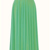 Plus Size Modal Bustier & Mid-Length High-Waist Pleated Swing Skirt 2-in-1 Lightweight Stretch