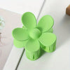 Flower Frosted Candy Hair Claw Clip – Non-Slip Strong Hold Jaw Clip for Women & Girls