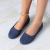 Women's Minimalist Slip-On Flats Lightweight Soft-Sole Low-Cut Walking Shoes