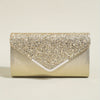 Women's Sequin Envelope Clutch Bag – Chain Shoulder Crossbody for Prom & Parties