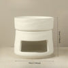 Modern Ceramic Aromatherapy Oil Burner & Diffuser – 100ml Smoke-Free Essential Oil Warmer, 3.94 in (10 cm) European Style