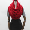 Women's Cable Knit Sweater Scarf – Soft Warm Winter Shawl Neck Wrap, Solid Colors (Green, Beige, Black, Red) — Hand Wash/Dry Clean
