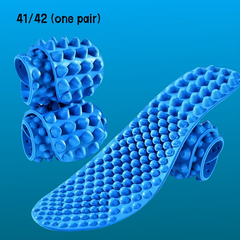 1 Pair Reflexology Massage Insoles - Acupressure Foot Massager Shoe Pads for Pain Relief & Comfort