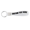 60-Pack Custom Silicone Keychains with Split Ring – Personalized Text/Logo, Pink or Black – Bulk Promotional Favors for Weddings, Parties & Events
