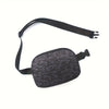 Unisex Polyester Waist Bag – Adjustable Fanny Pack for Running, Hiking, Cycling, Phone & Festivals