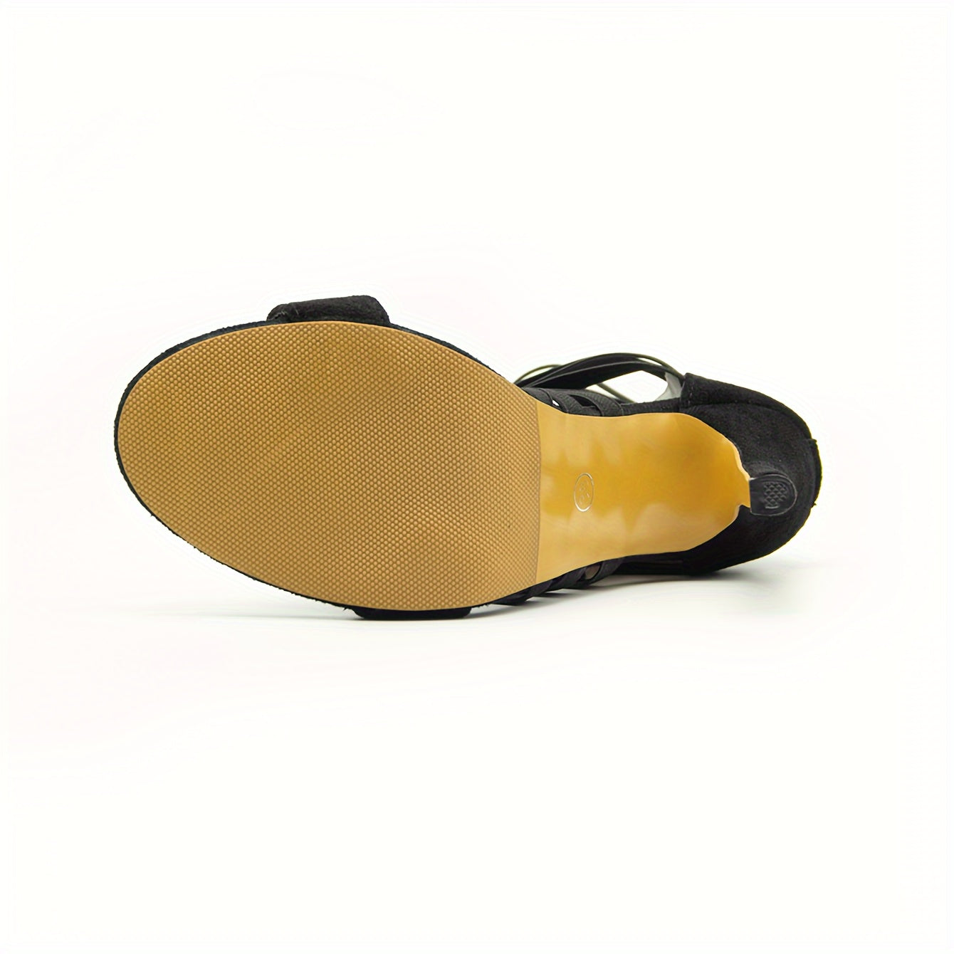 Women's Stiletto Heeled Sandals - Peep Toe Dress Pumps with Back Zipper