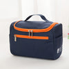 Large Capacity Travel Toiletry Bag – Multifunctional Oxford Fabric Cosmetic Organizer with Zipper & Top Handle (Men & Women)