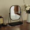 Adjustable Cartoon Metal Photo Frame with Glass Front, Varnished Finish