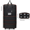 Foldable Travel Luggage Bag with Wheels – Extra Large Expandable Packing & Moving Storage Bag for Business Trips and Study Abroad