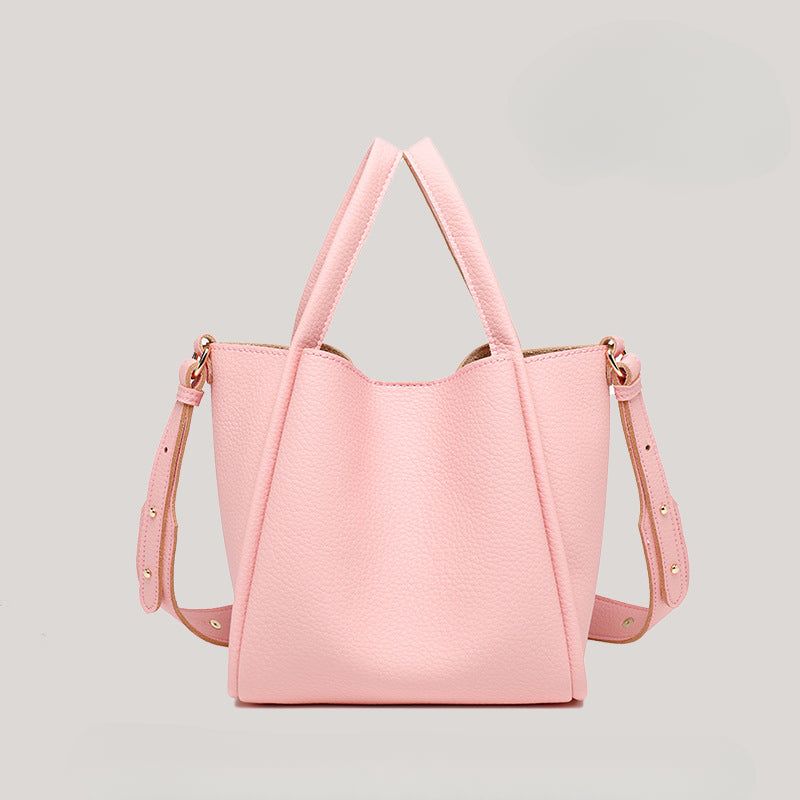 Women's Large Retro Bucket Handbag - Structured Round-Top Tote with Gold Hardware, Mustard Yellow/Black Crossbody Shoulder Bag for Travel & Everyday