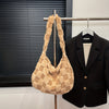 Plush Faux Fur Large Tote Bag for Women - Lightweight Zipper Shoulder Handbag, Soft Casual Chic, White