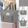 Expandable Travel Luggage Bag – Foldable Oxford Fabric Suitcase Organizer for Weekend Trips, Gym & Shopping (Pastel Colors)