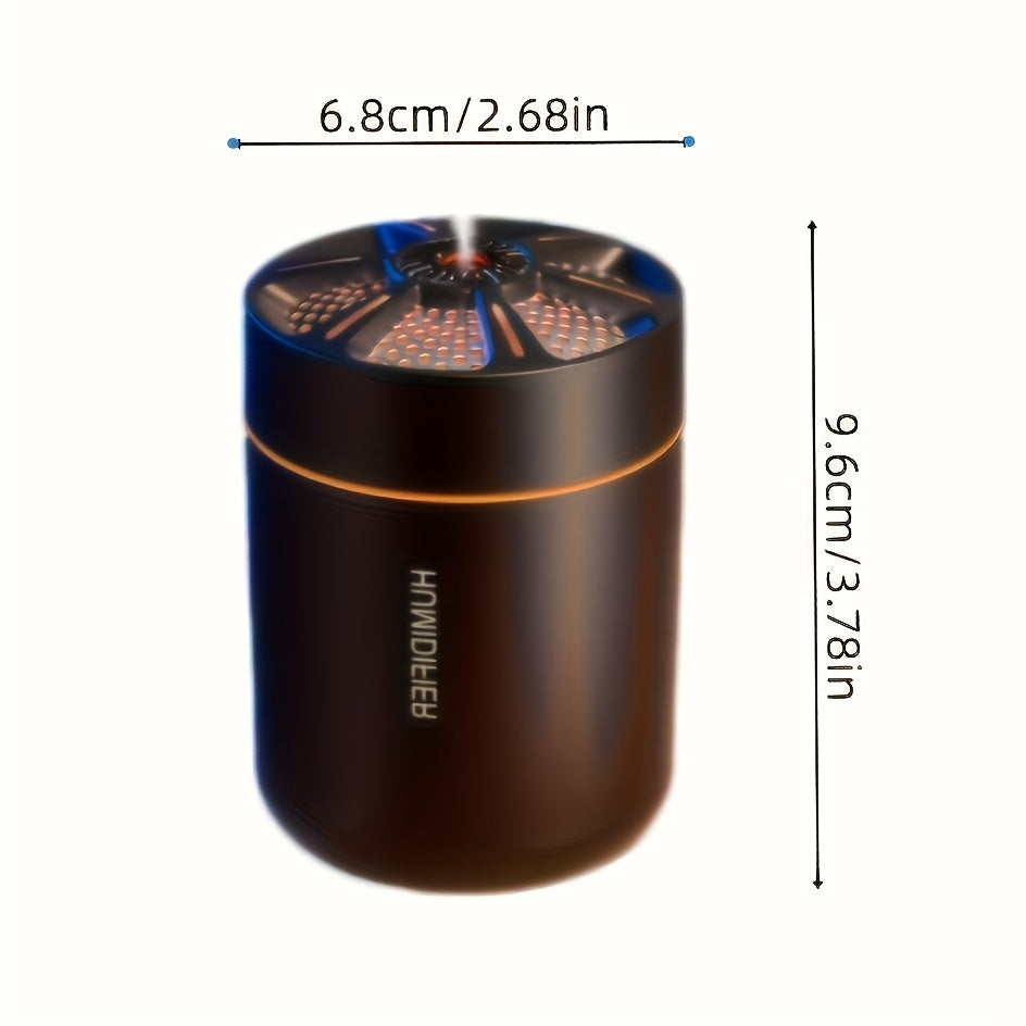 180ml (6.1 fl oz) Mini USB Humidifier & Aromatherapy Diffuser – Quiet Portable Cool Mist for Home, Bedroom & Car, Durable Plastic