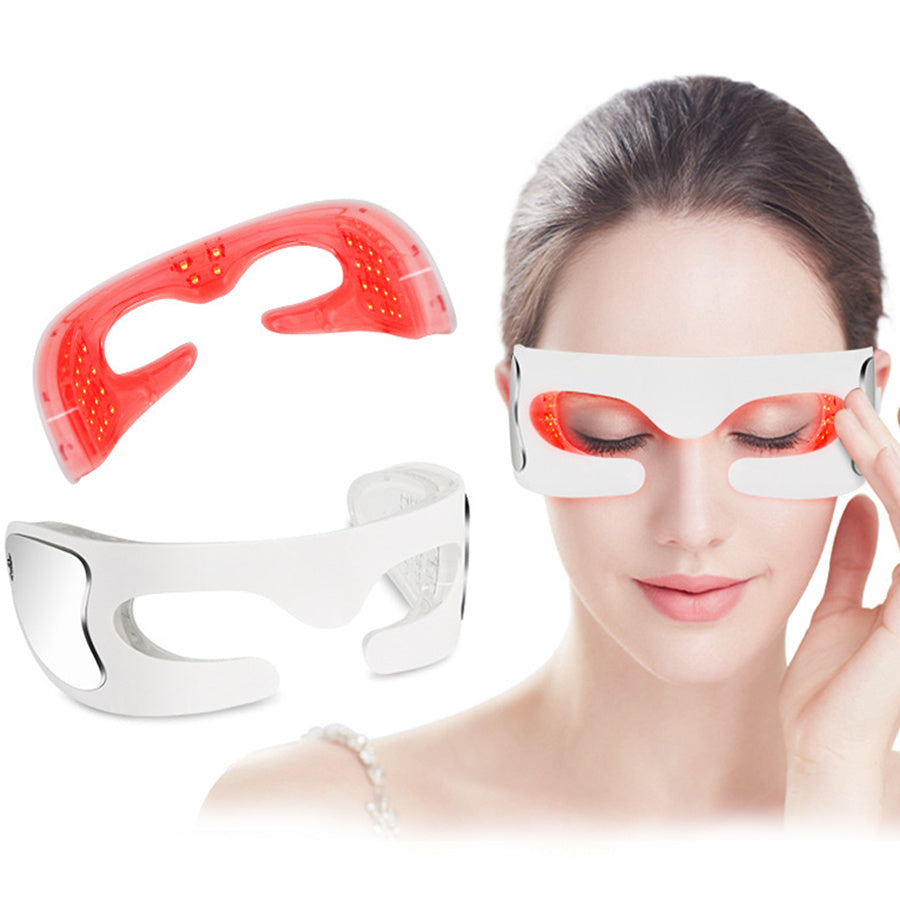 Smart Eye Massager with 36 LED Lights — Heat & Vibration, 3-Level Adjustable USB Eye Spa for Home, Office & Travel