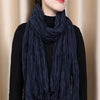Solid Color Bali Yarn Scarf Thin Breathable Soft Shawl Versatile Travel Sunscreen Head Wrap