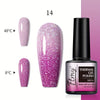 Temperature-Sensitive Color Changing Gel Nail Polish 7ml (0.24 fl oz) Fragrance-Free, Thermochromic Nail Art Manicure
