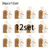 36-Piece (12 Sets) Large Faux Pearl Heart Keychains - Plastic & Zinc Alloy Party Favors and Wedding Souvenirs