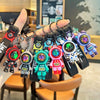 6-Pack Creative Astronaut and Starry Sky Rabbit Keychain Set – PVC & Zinc Alloy Bag Charms for Women, Couples & Car Keys