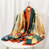 Elegant Landscape Print Scarf Shawl 35.4 in × 70.9 in (90 × 180 cm) Windproof Versatile Wrap for Women Hijab