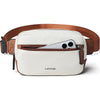 Women's Chain Detail Adjustable Belt Bag Crossbody Sling Waist Pack Beige Lightweight for Travel Everyday