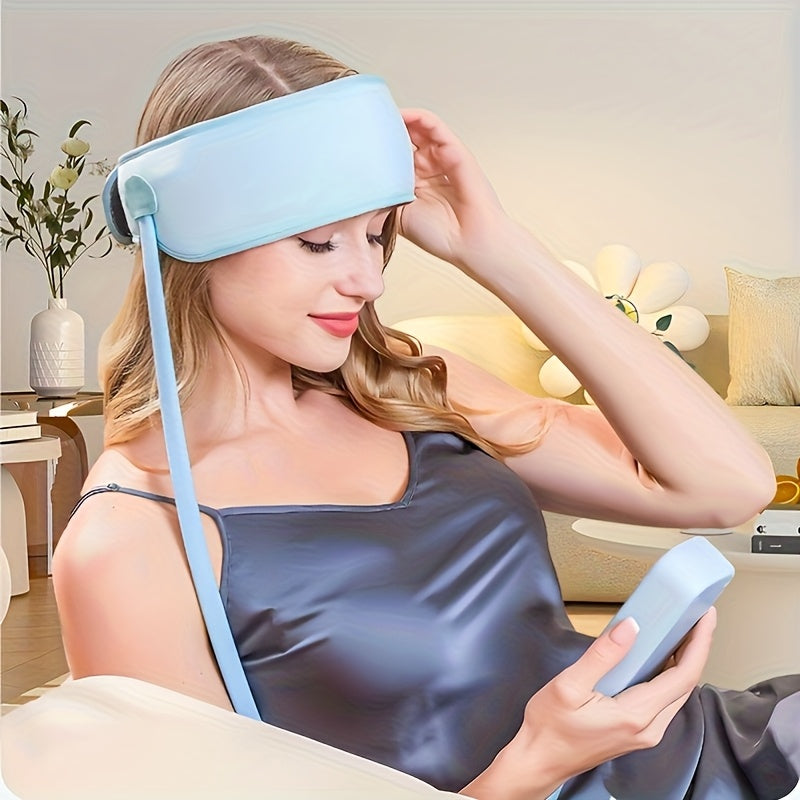 USB-Powered Electric Scalp & Head Massager with Heat — Silicone Kneading Scalp Massager for Relaxation & Sleep Aid, Holiday Gift