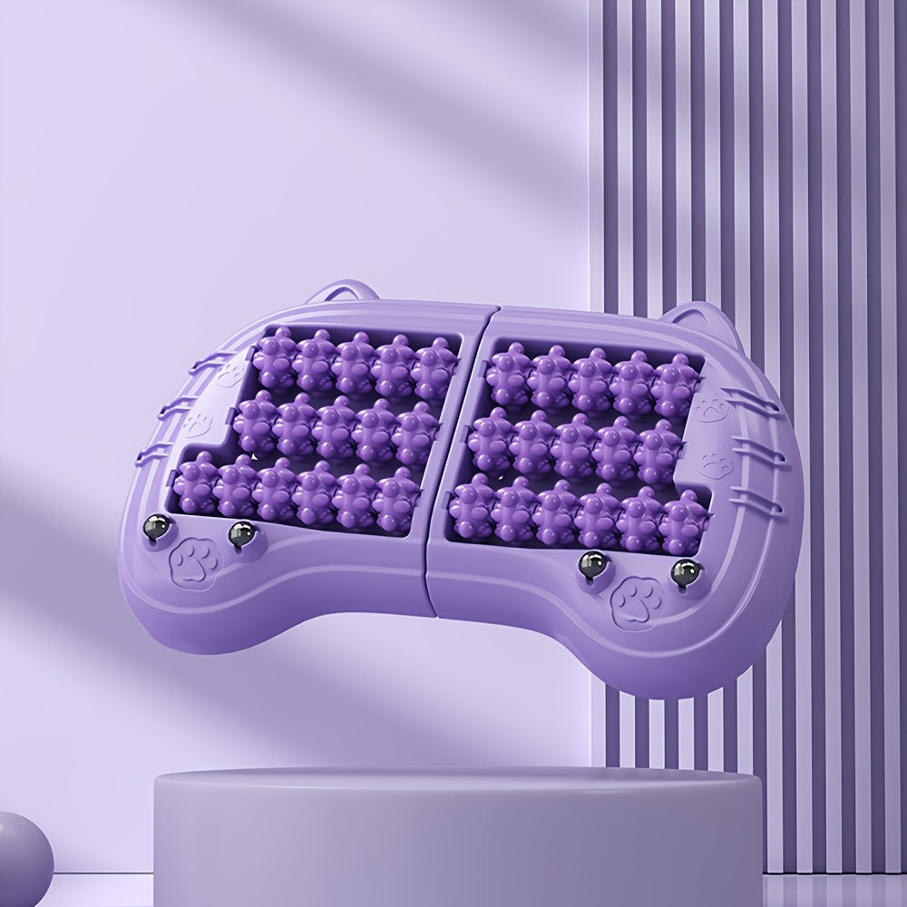 Foot Massage Roller – Ergonomic Acupressure Ball Massager for Feet & Legs | Portable Gua Sha Circulation Booster