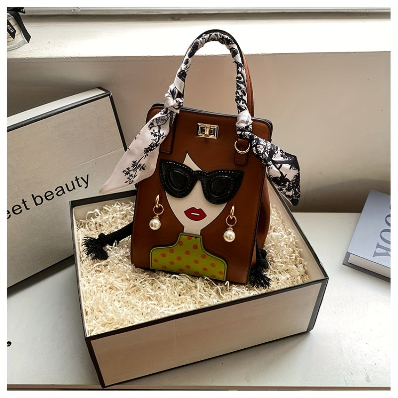 Trendy Sister-Style PU Bucket Bag – Large Capacity Fashion Handbag with Adjustable Strap & Buckle Closure (6 Colors)