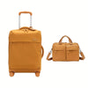 20-Inch (51 cm) & 24-Inch (61 cm) Luggage Set – Lightweight Nylon Spinner Suitcases with Padlock & Backpack, Aluminum Telescoping Handle, Swivel Wheels