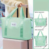 Expandable Travel Luggage Bag – Foldable Oxford Fabric Suitcase Organizer for Weekend Trips, Gym & Shopping (Pastel Colors)