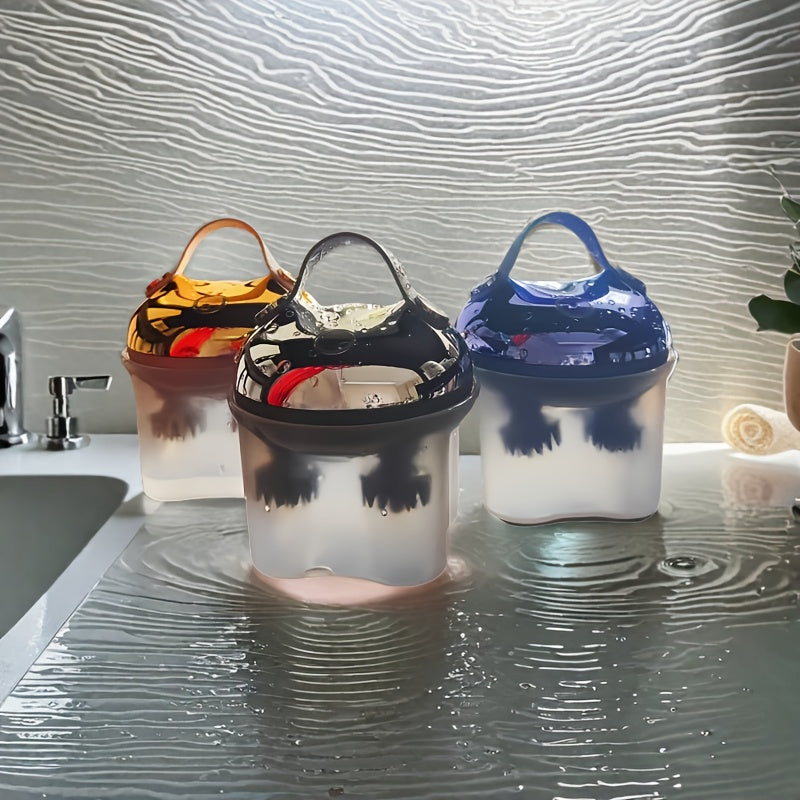 USB Rechargeable Hanging Rope Scalp Massager – 5-in-1 Kneading, 96 Massage Nodes, Handheld Portable Head Scratcher & Deep Hair Cleaner, Silvery