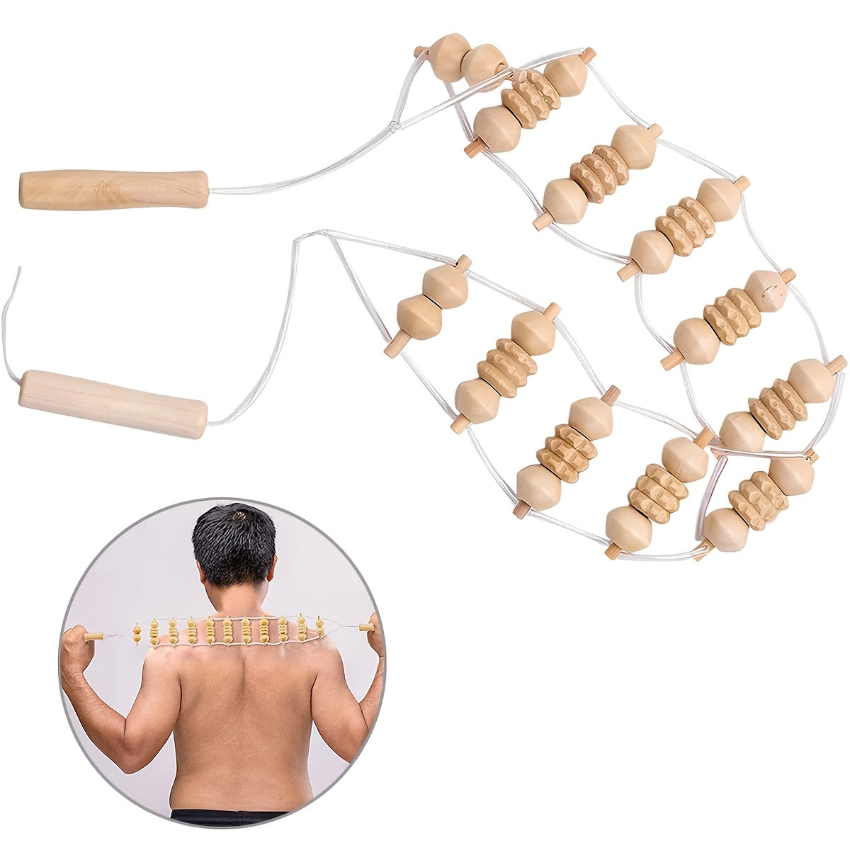 3-Pack Massage Tools for Neck, Back, Shoulders, Legs & Face - Handheld Body Massagers for Relaxation