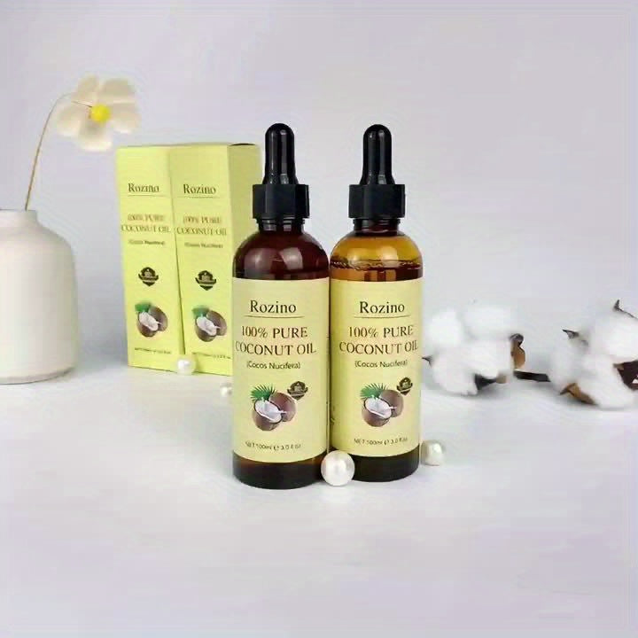 Coconut Oil Moisturizing Skin & Hair Oil for Massage, Gua Sha, Face, Body, Nails & Eyelashes