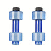 2-Pack Adjustable Self-Filling Dumbbells 4–8 lb (1.8–3.6 kg) Space-Saving Quick-Lock Pair for Home, Travel & Apartment Workouts