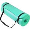 BalanceFrom 1" (25 mm) Extra Thick Yoga Mat - 71 in x 24 in (180 x 61 cm) High-Density Non-Slip Pilates & Exercise Mat with Carry Strap