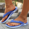 Contrast Color Flip Flops - Unisex Soft-Sole Summer Beach Slides for Indoor & Outdoor