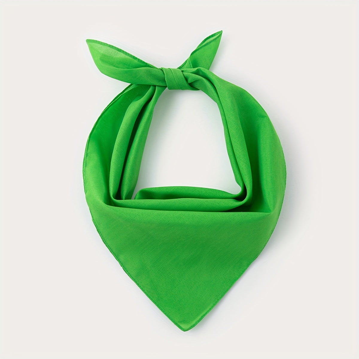 Elegant Women's Solid Square Scarf - Soft Polyester Neck Wrap, Shawl & Headscarf for Casual & Formal Wear