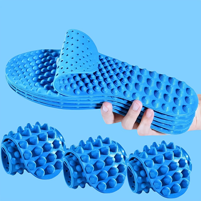 1 Pair Reflexology Massage Insoles - Acupressure Foot Massager Shoe Pads for Pain Relief & Comfort
