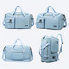 Large Capacity Women's Travel & Sports Backpack with Detachable Strap and Multiple Pockets