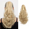 Claw Ponytail Clip-In Long Curly Wavy Synthetic Hair Extension, Heat-Resistant Fiber