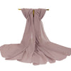 Windproof Chiffon Hijab Scarf - Lightweight Solid Color Shawl & Head Wrap for Women, Travel & Beach