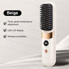 Cordless Hair Straightener – USB Rechargeable Flat Iron with LED Display, 4 Temperature Settings, Anti-Scald & Auto-Off