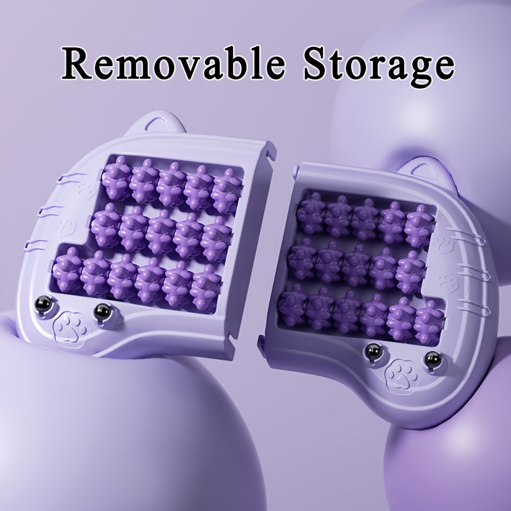 Foot Massage Roller – Ergonomic Acupressure Ball Massager for Feet & Legs | Portable Gua Sha Circulation Booster