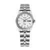 Deesio Women's Stainless Steel Mechanical Automatic Watch, Chain Link Bracelet Business Casual Wristwatch, Gift for Her