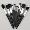 13-Piece Makeup Brush Set - Soft Fluffy Professional Foundation Blush Powder Eyeshadow Kabuki Blending Beauty Tool Gift