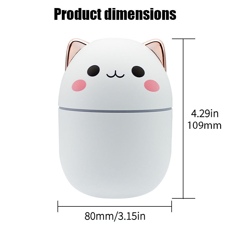USB Aroma Diffuser & Cool Mist Humidifier 8.8oz (250ml) Portable Ultrasonic Humidifier for Home, Bedroom, Car